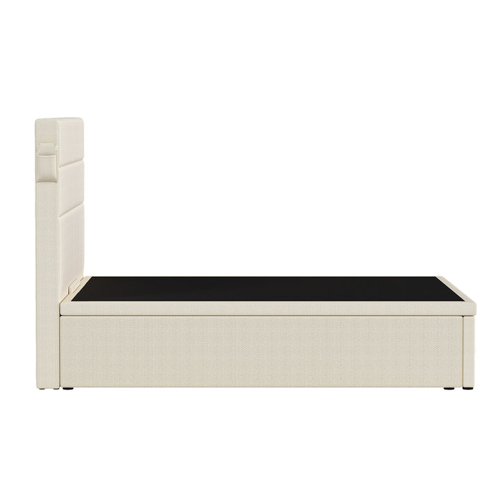 Jasmine Headboard +Motorised Chopin Storage Bed