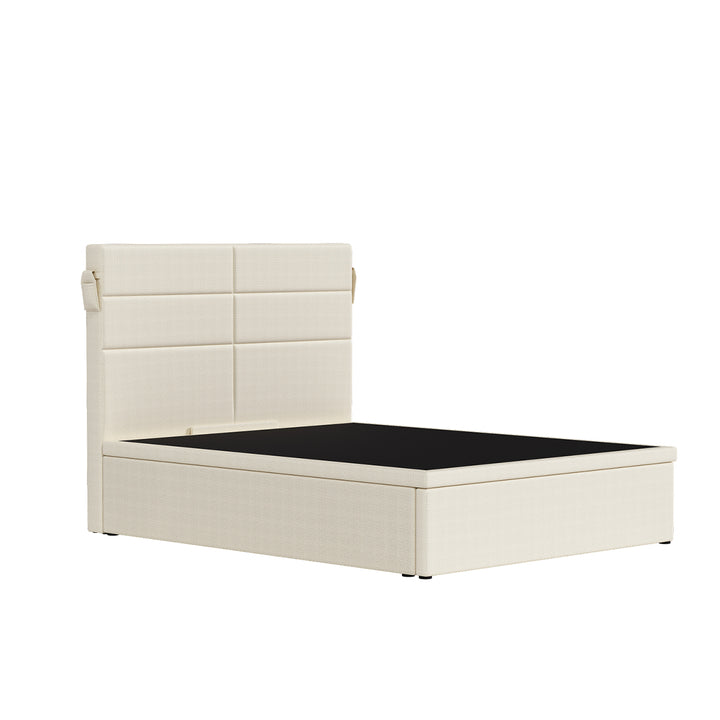 Jasmine Headboard +Motorised Chopin Storage Bed