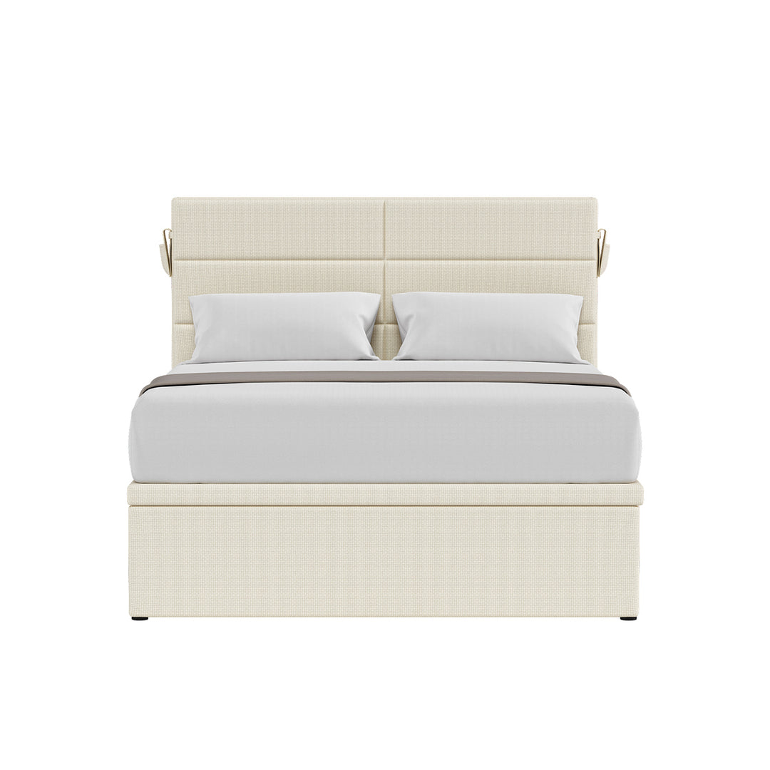 Jasmine Headboard +Motorised Chopin Storage Bed