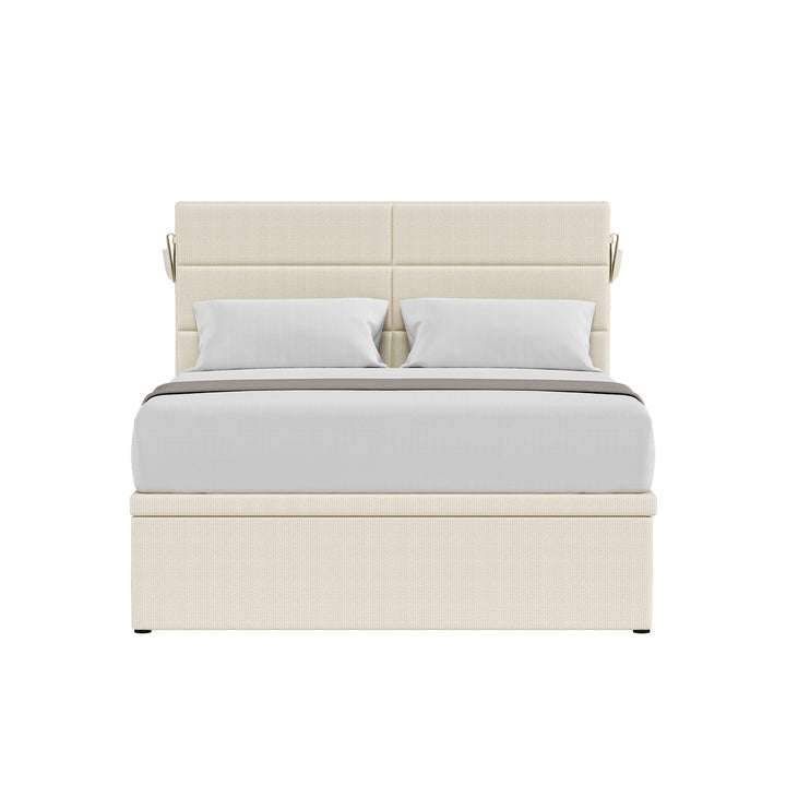 Jasmine Headboard +Motorised Chopin Storage Bed