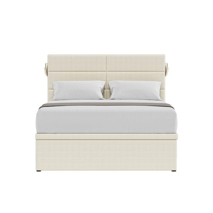 Jasmine Headboard + Chopin Storage Bed