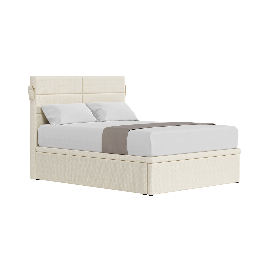 Jasmine Headboard + Chopin Storage Bed