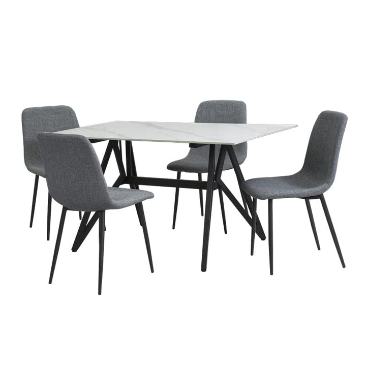 Jolie Sintered Stone Dining Table W1400mm / Joe Chair