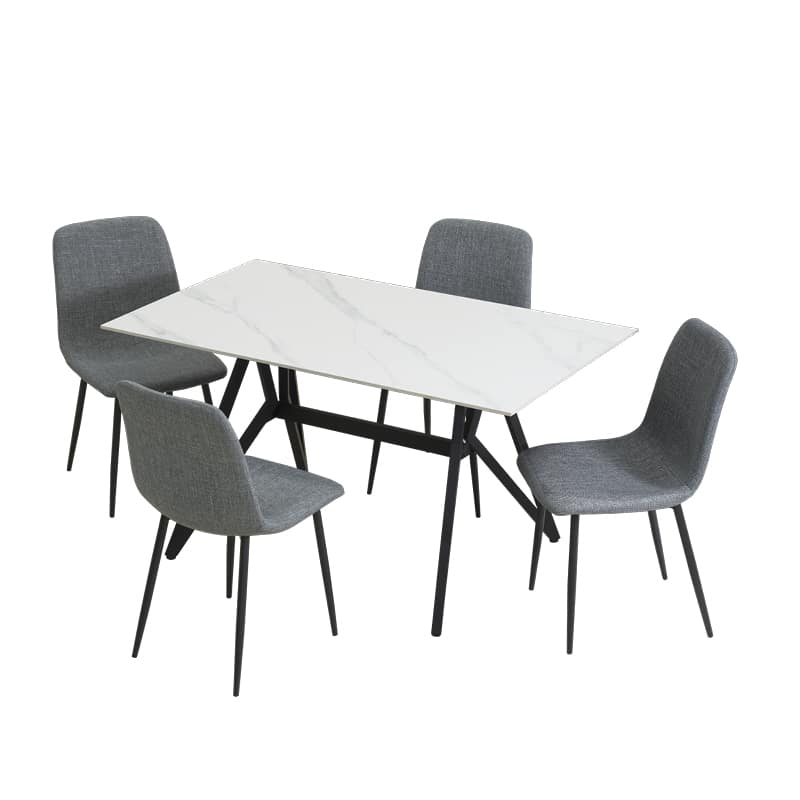Jolie Sintered Stone Dining Table W1400mm / Joe Chair