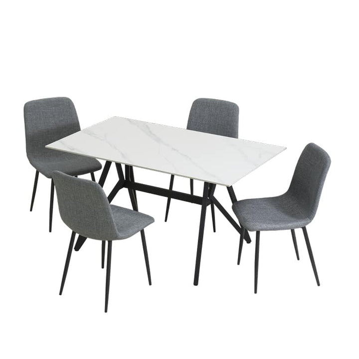 Jolie Sintered Stone Dining Table W1400mm / Joe Chair