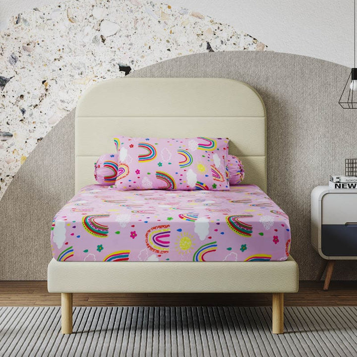 Kids Connection Microfibre Fitted Bedsheet Set