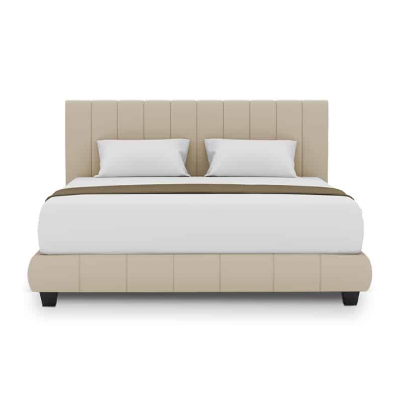 Le Irvine Bed Frame (Half Leather)