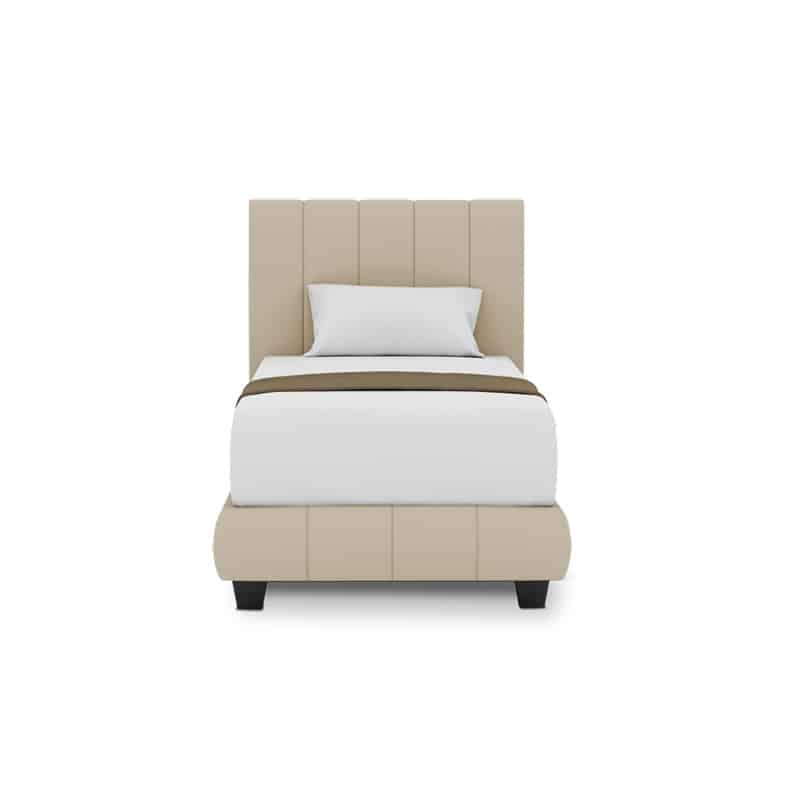 Le Irvine Bed Frame (Half Leather)
