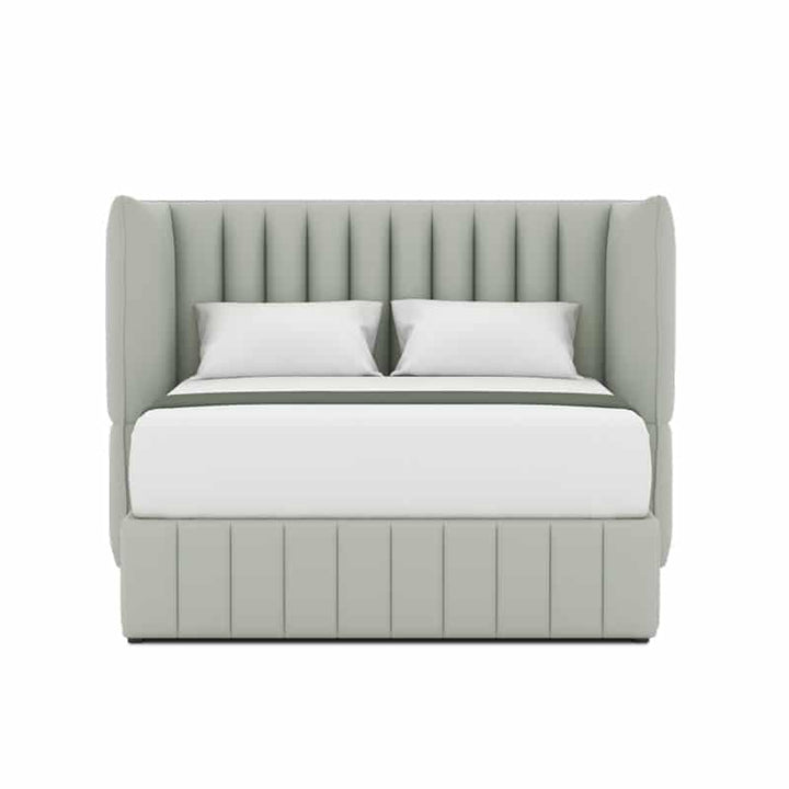 Le Karren Headboard + Le Lorren bed frame full leather or half leather