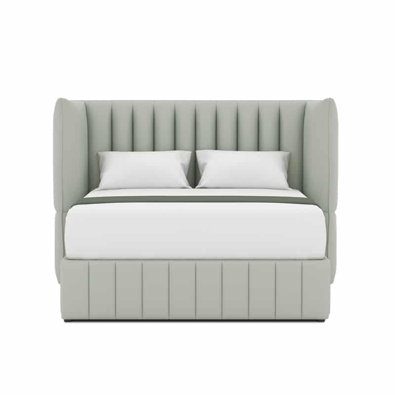 Le Karren Headboard + Le Lorren bed frame full leather or half leather