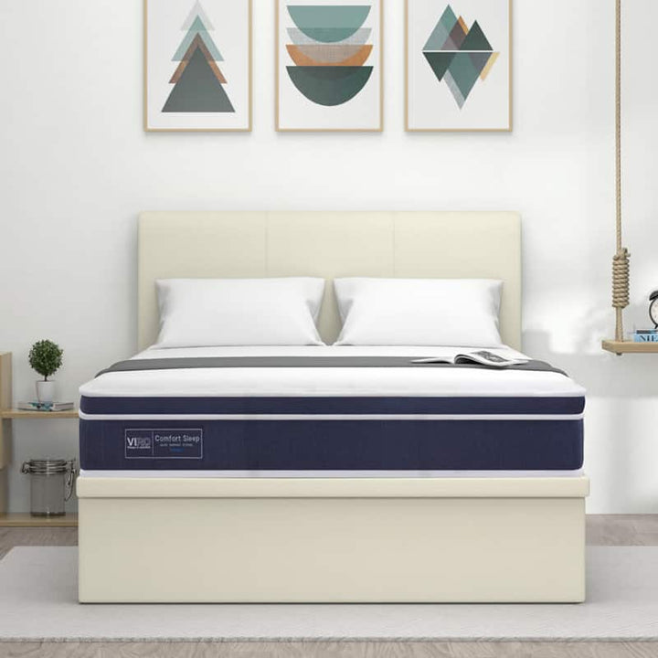 Comfort Sleep 9" Bonnell Spring Mattress + Alpha Storage Bed (Package)