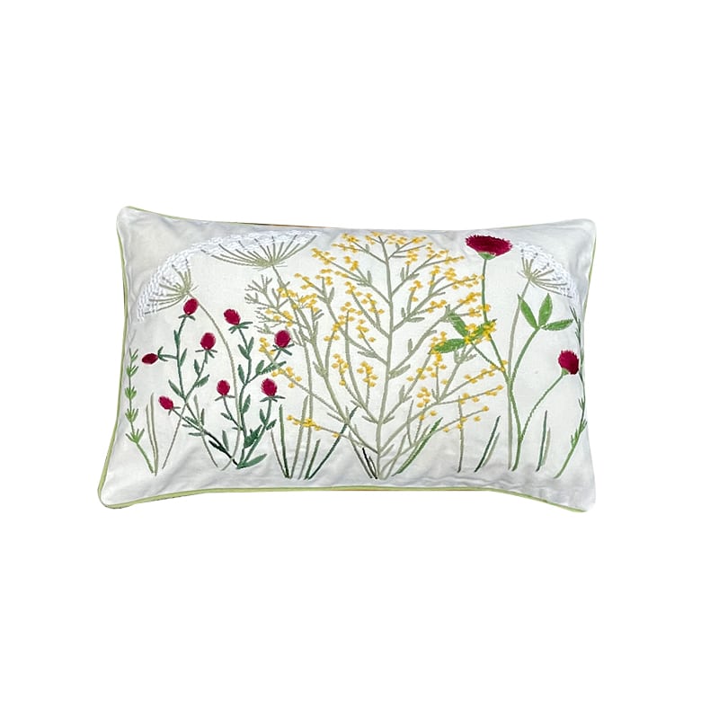 Flowerets Lumbar Cushion Cover (300 x 500mm)
