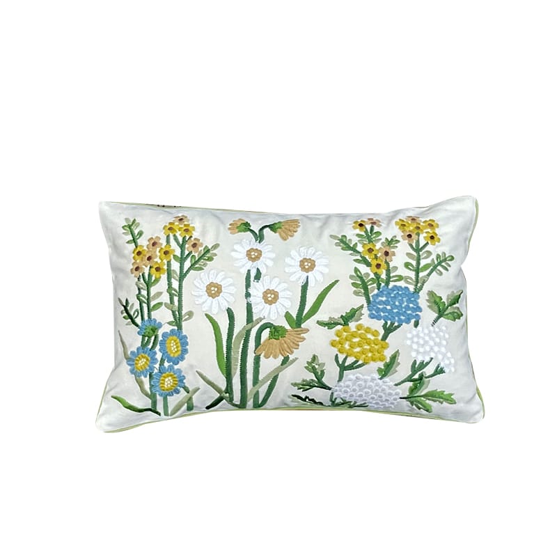 Flowerets Lumbar Cushion Cover (300 x 500mm)