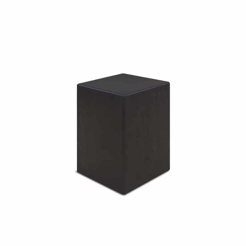 Mu Wood Stool / Side Table W300mm - Black (5 Sizes) Customisable size