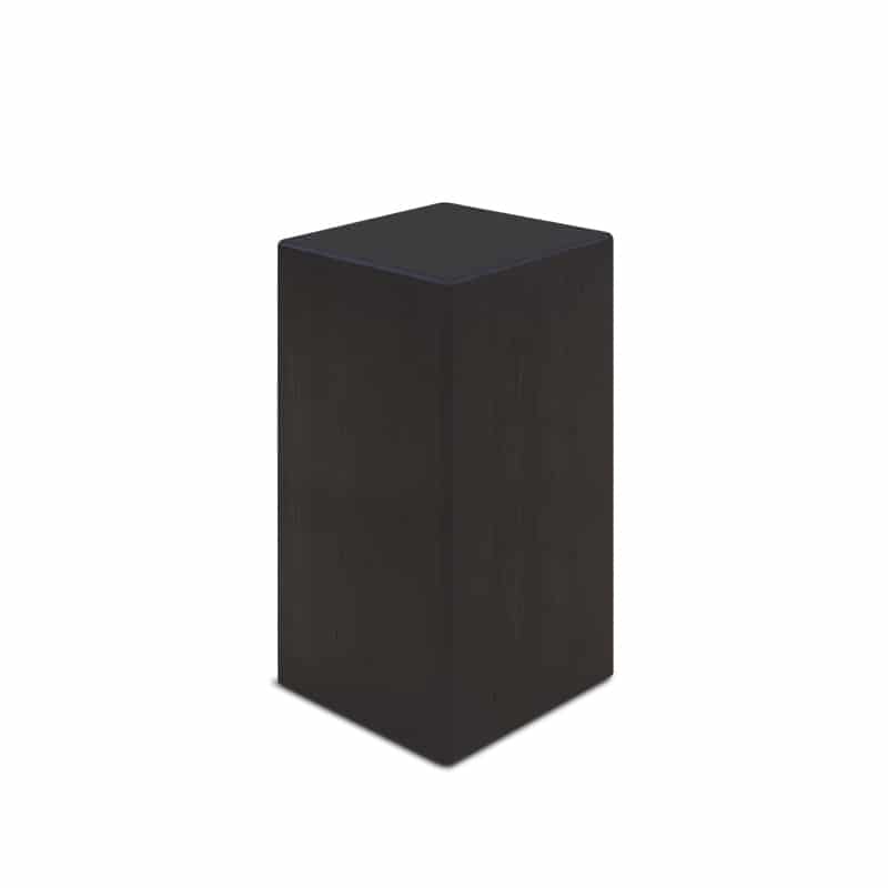 Mu Wood Stool / Side Table W300mm - Black (5 Sizes) Customisable size