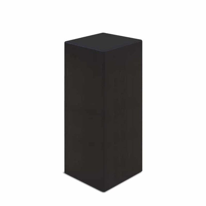 Mu Wood Stool / Side Table W300mm - Black (5 Sizes) Customisable size