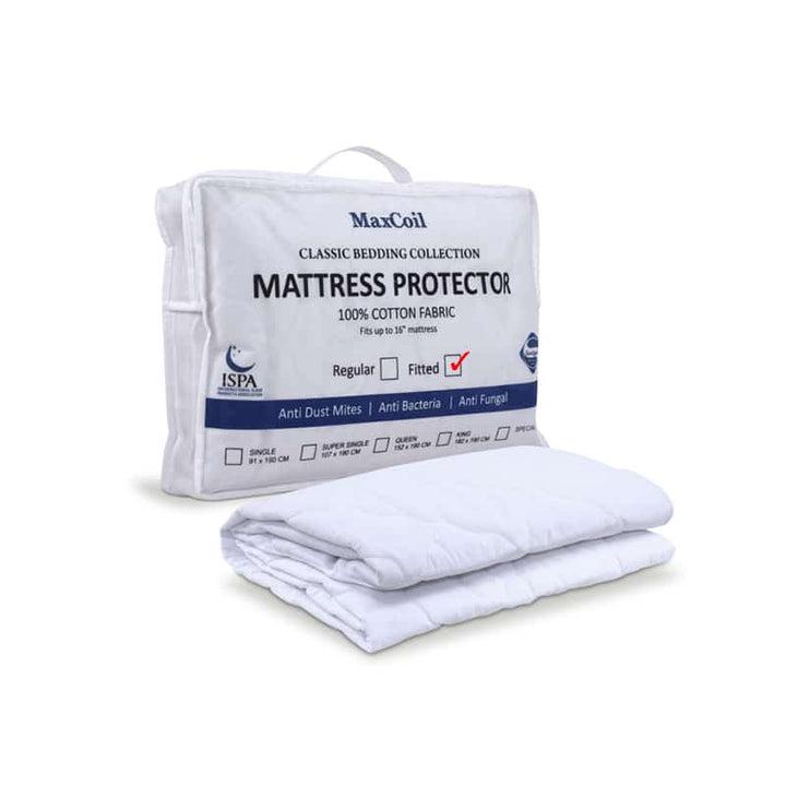 Classic Bedding Cotton Mattress Protector (Fitted)