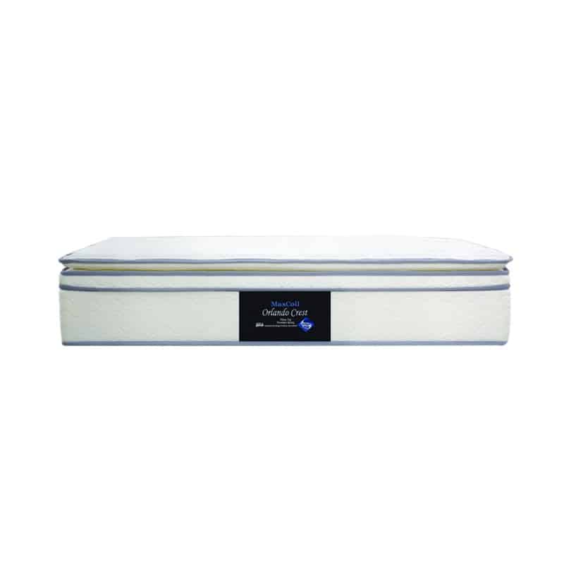 Orlando Crest 13” Pocketed Spring Mattress + Day Angel Bed Frame (Package)
