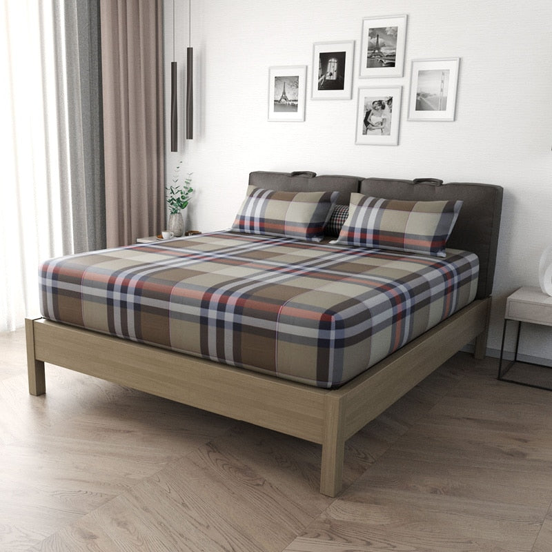 Mirage Cotton Sateen Fitted Bedsheet Set
