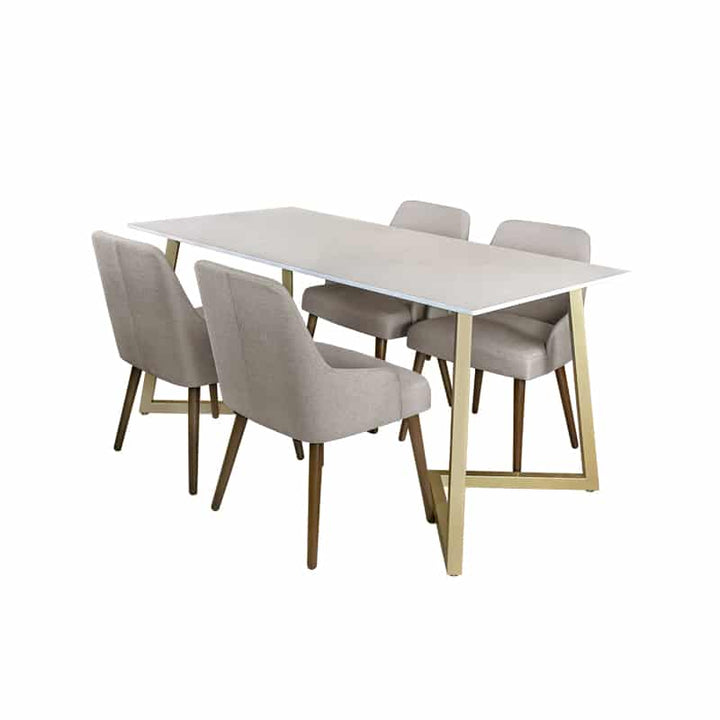 Marco Table + Chairs (1 + 4 Dining Set)