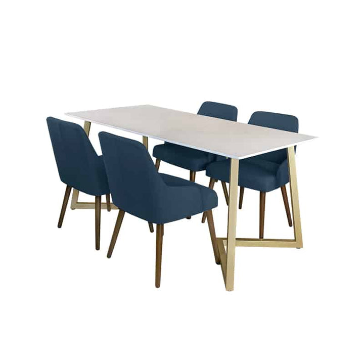 Marco Table + Chairs (1 + 4 Dining Set)