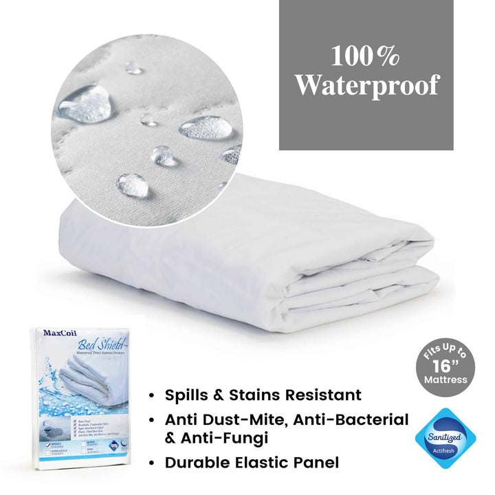 Bed Shield Waterproof Mattress Protector (Fitted)
