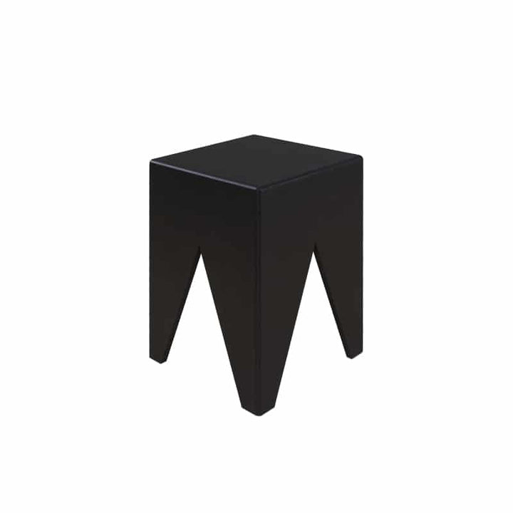Peggy Wood Stool / Side Table - Black