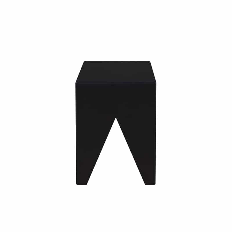 Peggy Wood Stool / Side Table - Black