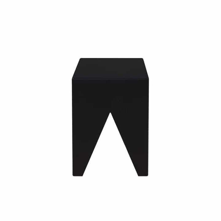Peggy Wood Stool / Side Table - Black