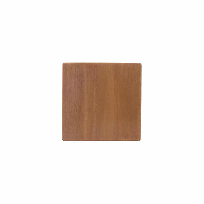 Peggy Wood Stool / Side Table - Mahogany