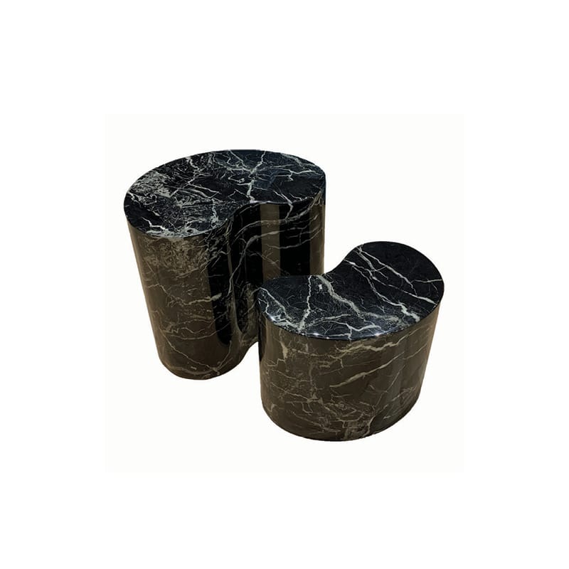 Quartz Coffee Table Set (Black)