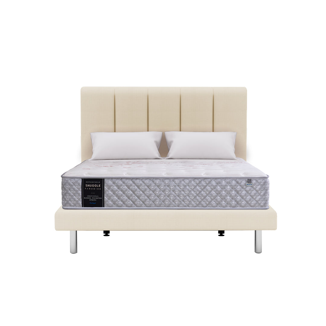 Snuggle Paradise 11" Pocketed Spring Mattress + Day Angel Bed Frame (Package)