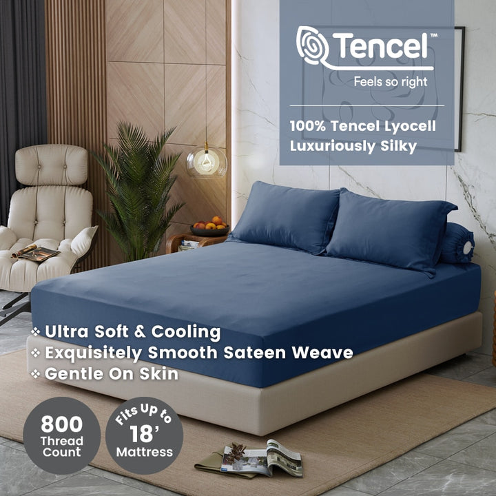 Tensilk Tencel™ Fitted Bedsheet Set