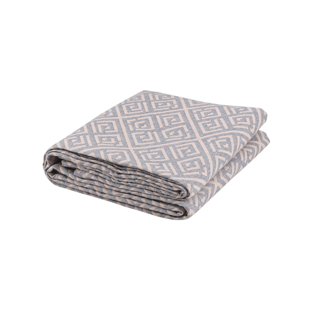 Blayz Reversible Cotton Jacquard Blanket