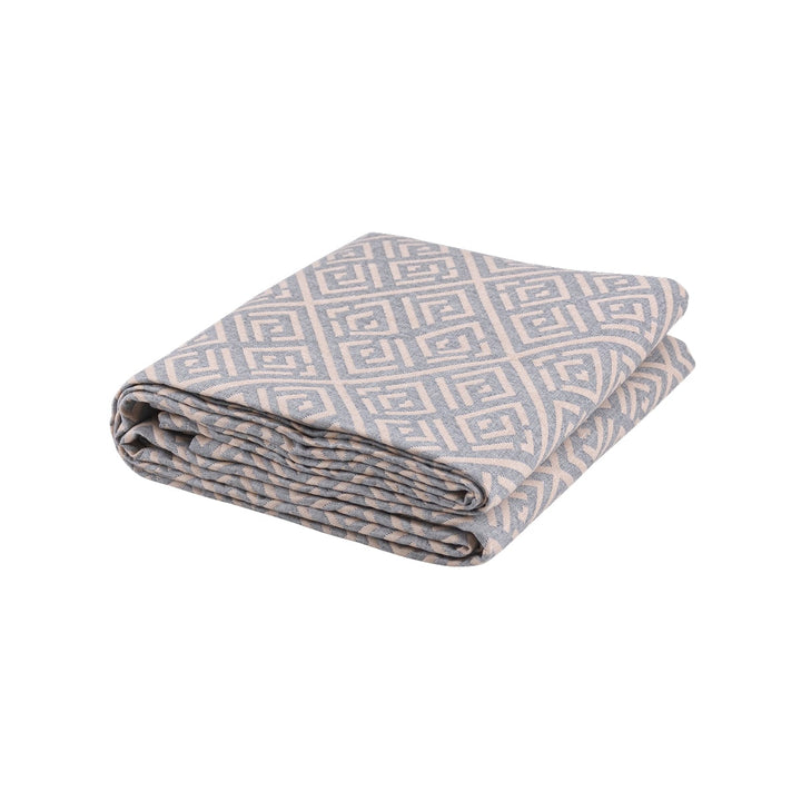 Blayz Reversible Cotton Jacquard Blanket