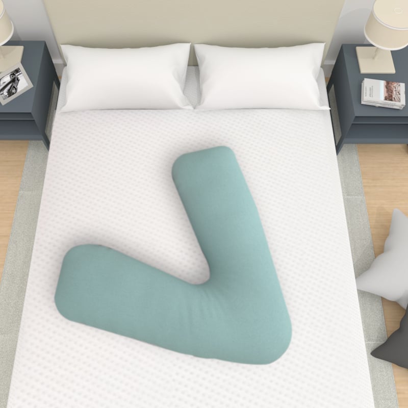 V-Shaped Fibre Fill Hugging Pillow