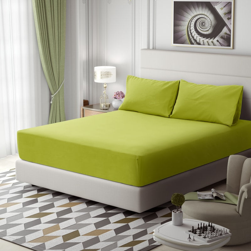Vibrance Microfibre Fitted Bedsheet Set
