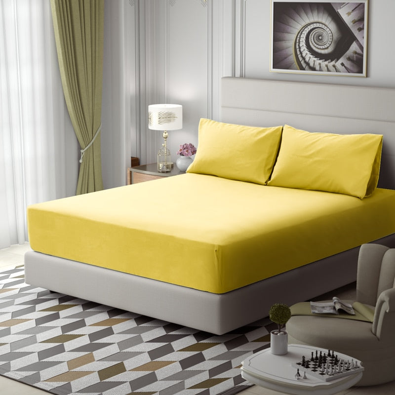 Vibrance Microfibre Fitted Bedsheet Set