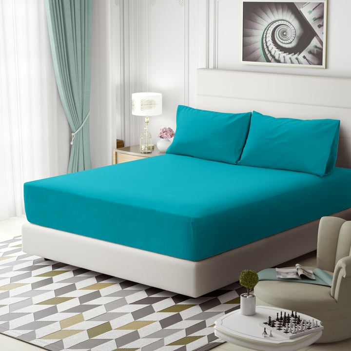 Vibrance Microfibre Fitted Bedsheet Set