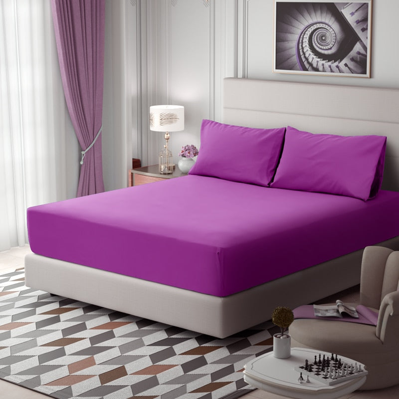 Vibrance Microfibre Fitted Bedsheet Set