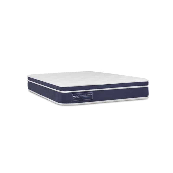 Comfort Master 10.5" Pocketed Spring Mattress + Alpha Storage Bed (Package)