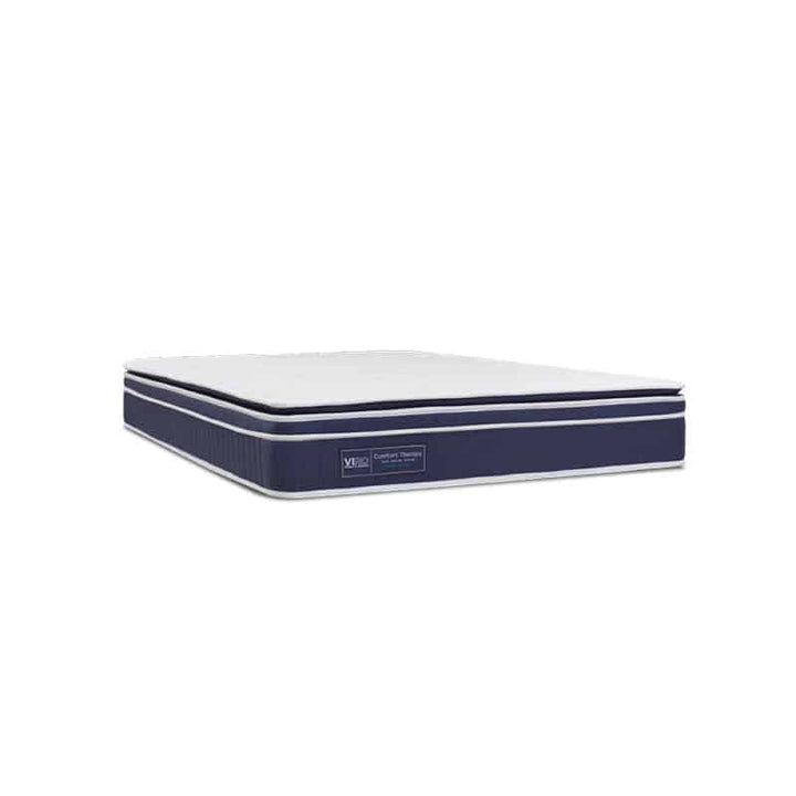 Comfort Therapy 9.5" Pocketed Spring Mattress + Romeo Bed Frame (Package)