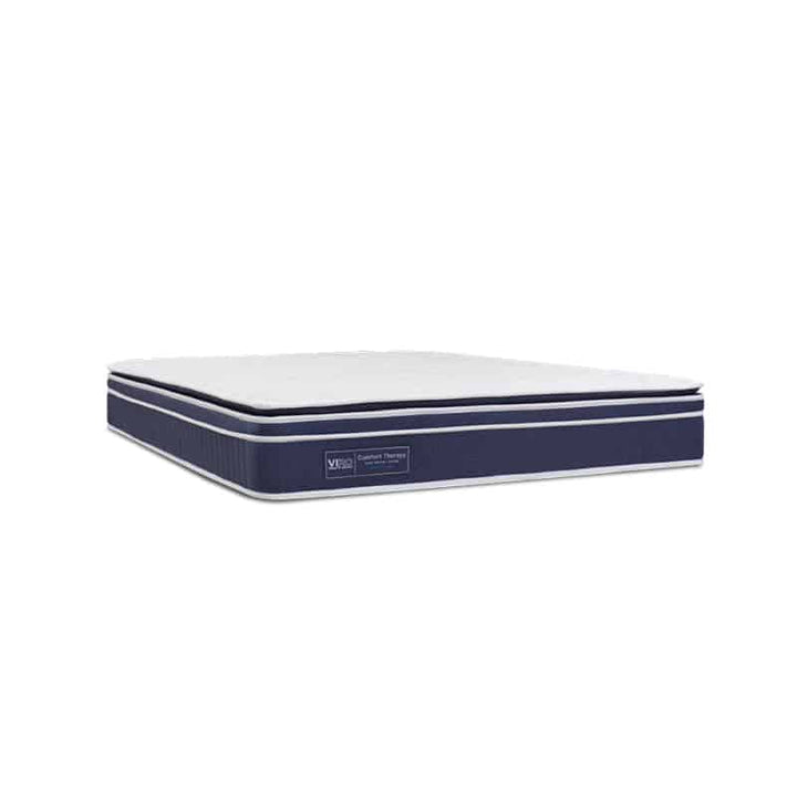 Comfort Therapy 9.5" Pocketed Spring Mattress + Romeo Bed Frame (Package)