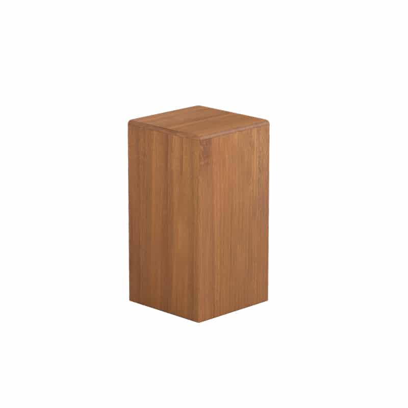 Mu Wood Stool / Side Table W250mm - Mahogany (5 Sizes) Customisable size