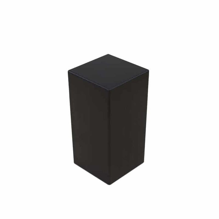 Mu Wood Stool / Side Table W300mm - Black (5 Sizes) Customisable size