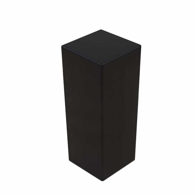 Mu Wood Stool / Side Table W300mm - Black (5 Sizes) Customisable size