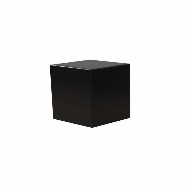 Mu Wood Stool / Side Table W350mm - Black (5 Sizes) Customisable size