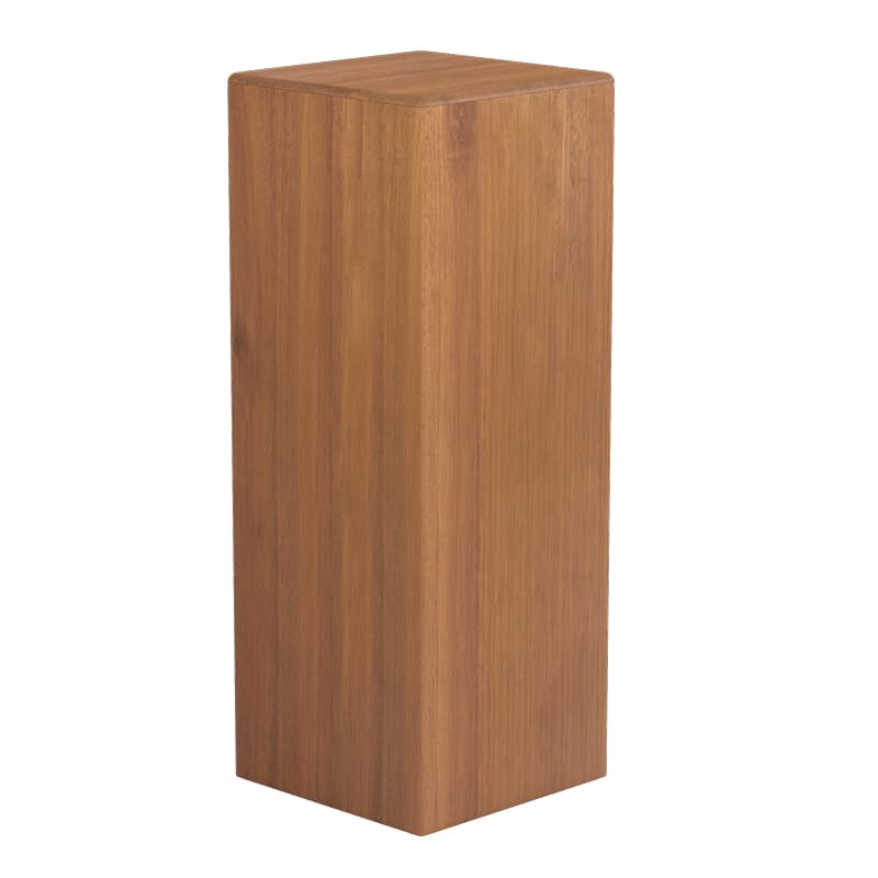 Mu Wood Stool / Side Table W350mm - Mahogany (5 Sizes) Customisable size