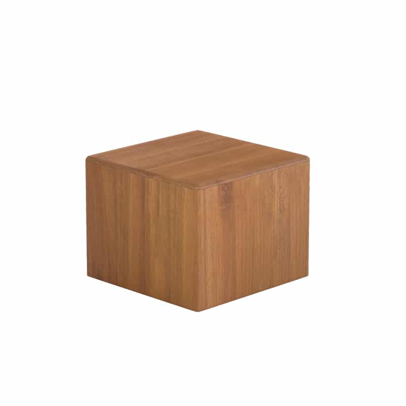Mu Wood Stool / Side Table W400mm - Mahogany (5 Sizes) Customisable size