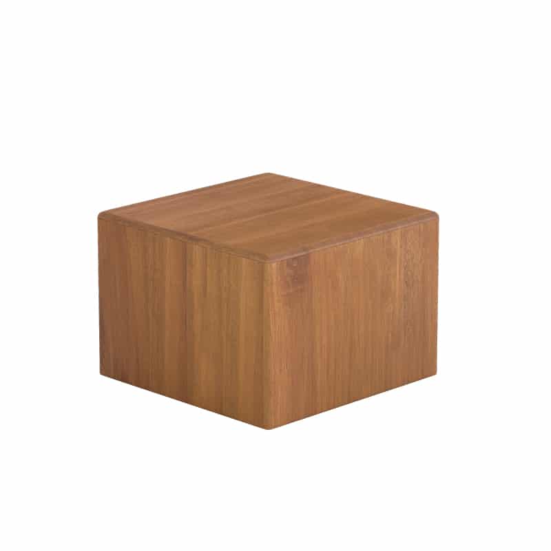 Mu Wood Stool / Side Table W450mm - Mahogany (5 Sizes) Customisable size